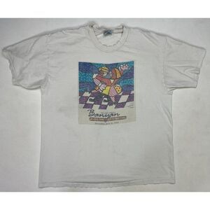 VINTAGE Banyan Music & Art Festival 1999 Graphic T-shirt Men XL White 90s